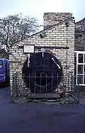 A Cornish boiler provided hot water and steam for the washing and finishing process.[8]