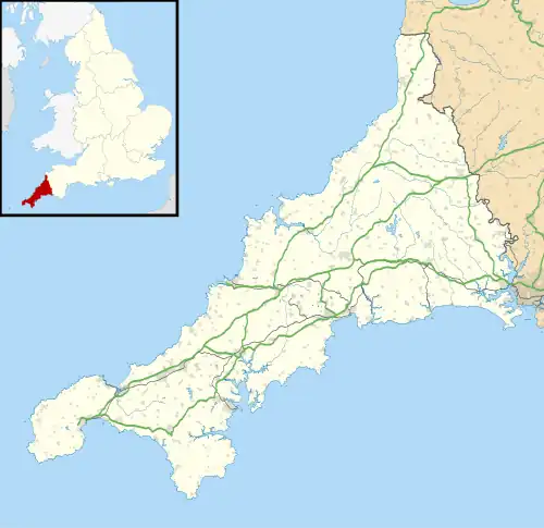 Trebetherick is located in Cornwall