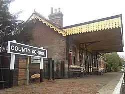 County School, a -built junction station (2008)