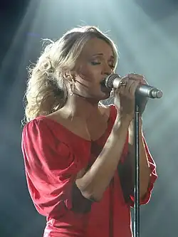 Image 38American Idol winner Carrie Underwood registered successful songs on country music charts. (from 2000s in music)