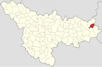 Location in Timiș County