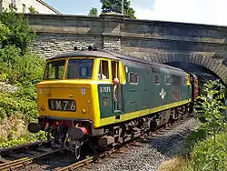 British Rail Class 35 Hymek diesel-hydraulic locomotive of 1961