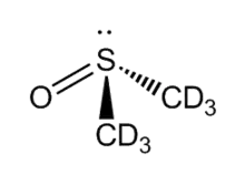 Wireframe of deuterated DMSO