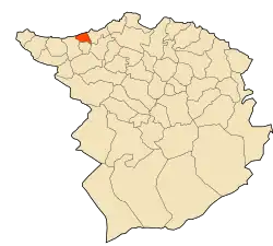 Location of Ghazaouet