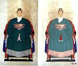Ming dynasty noble women.