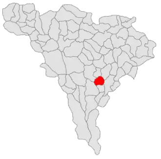 Location in Alba County