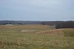 Open land in the township's north