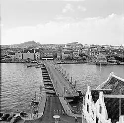 The bridge, beginning to open