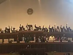 Mozambique's parliament approving a revision to the constitution to deepen decentralisation