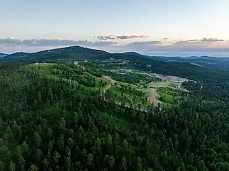 Deer Mountain Village at dawn
