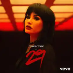 Cover art for the official live performance of "29", which shows Lovato in the center staring at the camera.