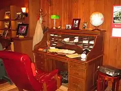Replica of the desk of Billy Graham