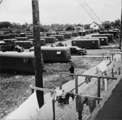 Arlington Trailer Camp in April 1942