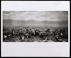 Diorama depicting the 1846 Battle of San Pasqual, by artist Joseph Leland Roop in 1931, at the Natural History Museum, Los Angeles