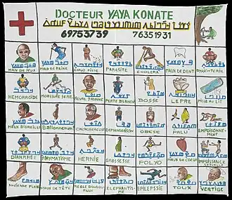 Malian diseases in Bambara and French