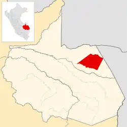 Location of Iberia in the Tahuamanu Province