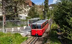 Railcar Bhe 1/2 1 (SLM) at Titlisstrasse