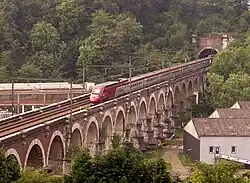 TGV on the Dolhain viaduct in 2007