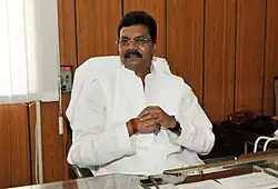 Dr. Charan Das Mahant takes charge as Minister of State for Agriculture and Food Processing Industries, in New Delhi on July 14, 2011.jpg