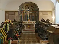 Wettin crypt in Katholische Hofkirche, Dresden