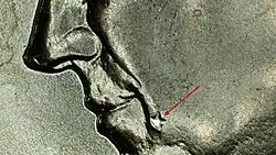 Dropped Star on a Kennedy Half Dollar