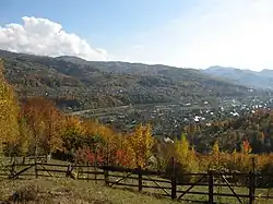The mountain village of Dubove