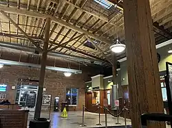 Interior waiting area of Durham Station.