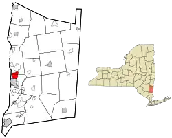 Location of Fairview, New York