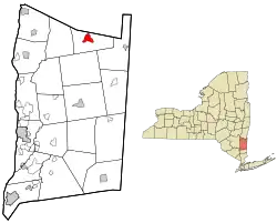 Location of Pine Plains, New York
