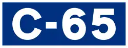 Autovía C-65 shield}}