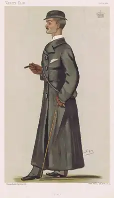 The Earl of Durham as caricatured by Spy (Leslie Ward) in Vanity Fair, December 1887