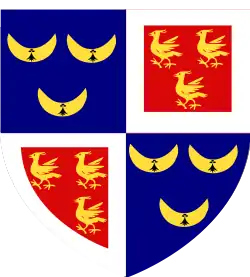 Arms of the Earl of Harrowby