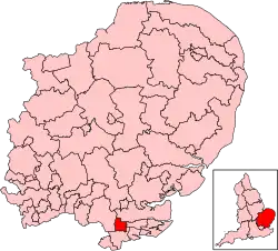 Map of constituency
