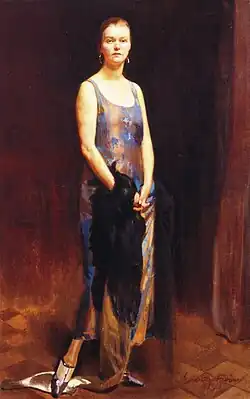Portrait by Antti Favén, 1921