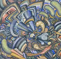 Vorticist Landscape (War Impressions) (c. 1916)