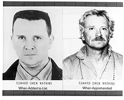 Edward Owen Watkins FBI Most Wanted Poster