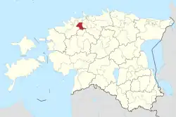 Saku Parish within Harju County.