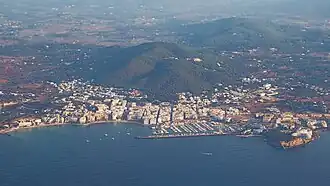 Santa Eulària des Riu from Airplane