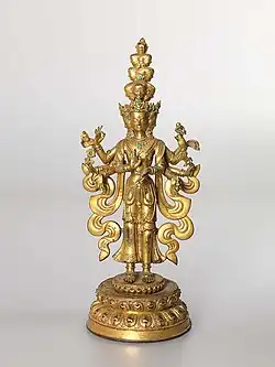 Eleven-headed Avalokitesvara Late 18th century- (Nepal)