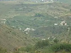 El Hed - a view of the village from Baino, 2012