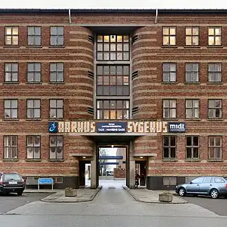 Aarhus County Hospital main entrance