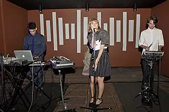 Entre Ríos performing in 2014 at the Museo Nacional de Bellas Artes