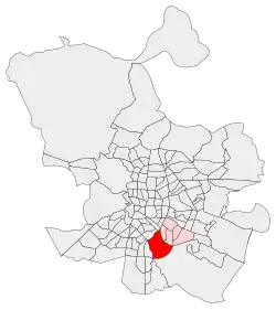 Location of Entrevías