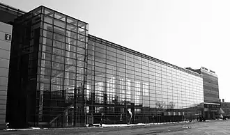 Main entry to Poznań International Fair
