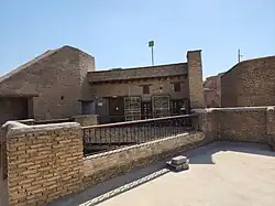 The museum's shop on the upper floor