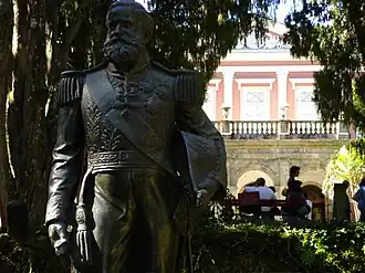 Statue of, Emperor Pedro II