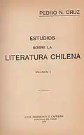 Estudios sobre la Literatura Chilena, 1926.