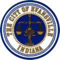 Official seal of Evansville
