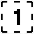 Road number (approach)