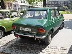 Zastava 101 (early model, rear)